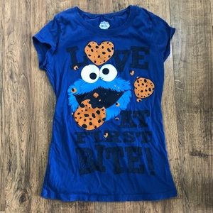 Juniors Cookie Monster Shirt